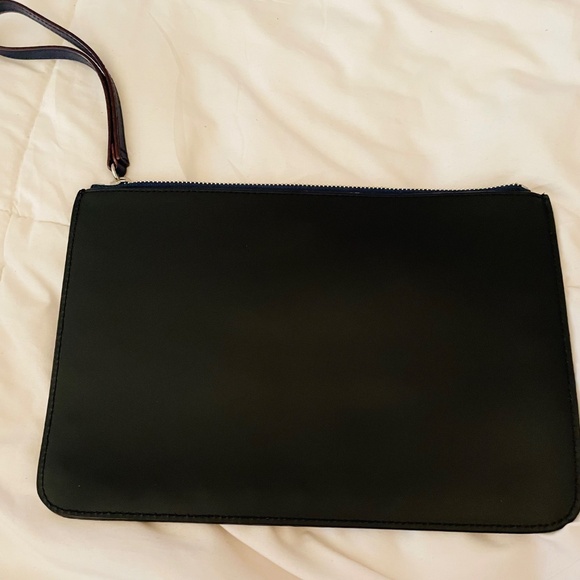 Final saleBrand New Never used Rebecca Minkoff blue leather envelope stud clutch - Picture 6 of 7